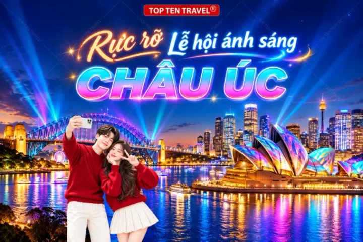 Tour du lịch Úc Mùa Lễ Hội Vivid Sydney