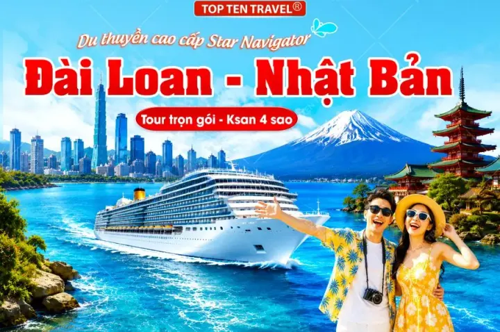 Tour Du Thuyền Star Navigator Đài Loan - Nhật Bản