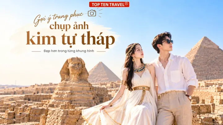 Gợi ý trang phục chụp ảnh kim tự tháp cho nam và nữ đẹp, ấn tượng