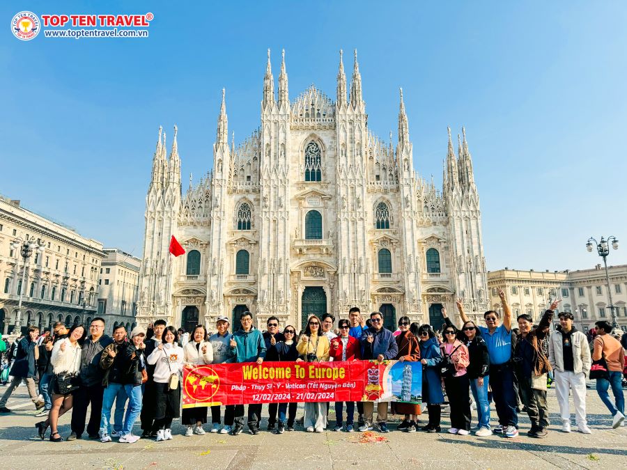 Tour Du lịch Châu Âu: Pháp - Thụy Sĩ - Ý - Vatican 10N9D