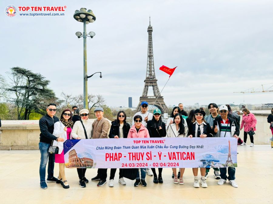 Tháp Eiffel từ lâu đã trở thành biểu tượng trường tồn của nước Pháp