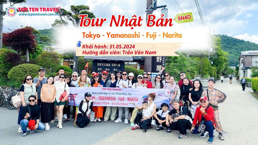 Tổng hợp hình đoàn tour du lịch khởi hành tháng 5/2024 tại Top Ten Travel