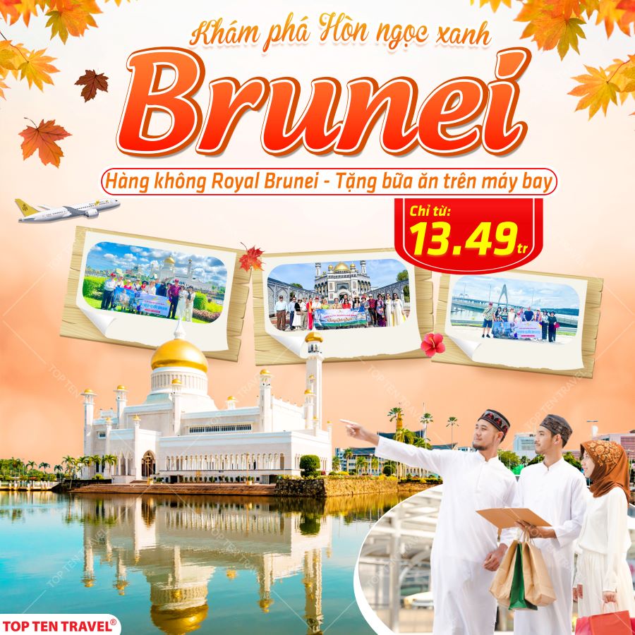 Tour Du Lịch Brunei: Hòn Ngọc Xanh Đông Nam Á | 4N3D