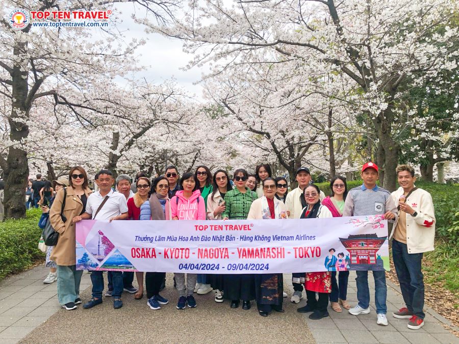 Tour Nhật Bản Mùa Anh Đào: Narita - Tokyo - Yamanashi - Nagoya - Osaka