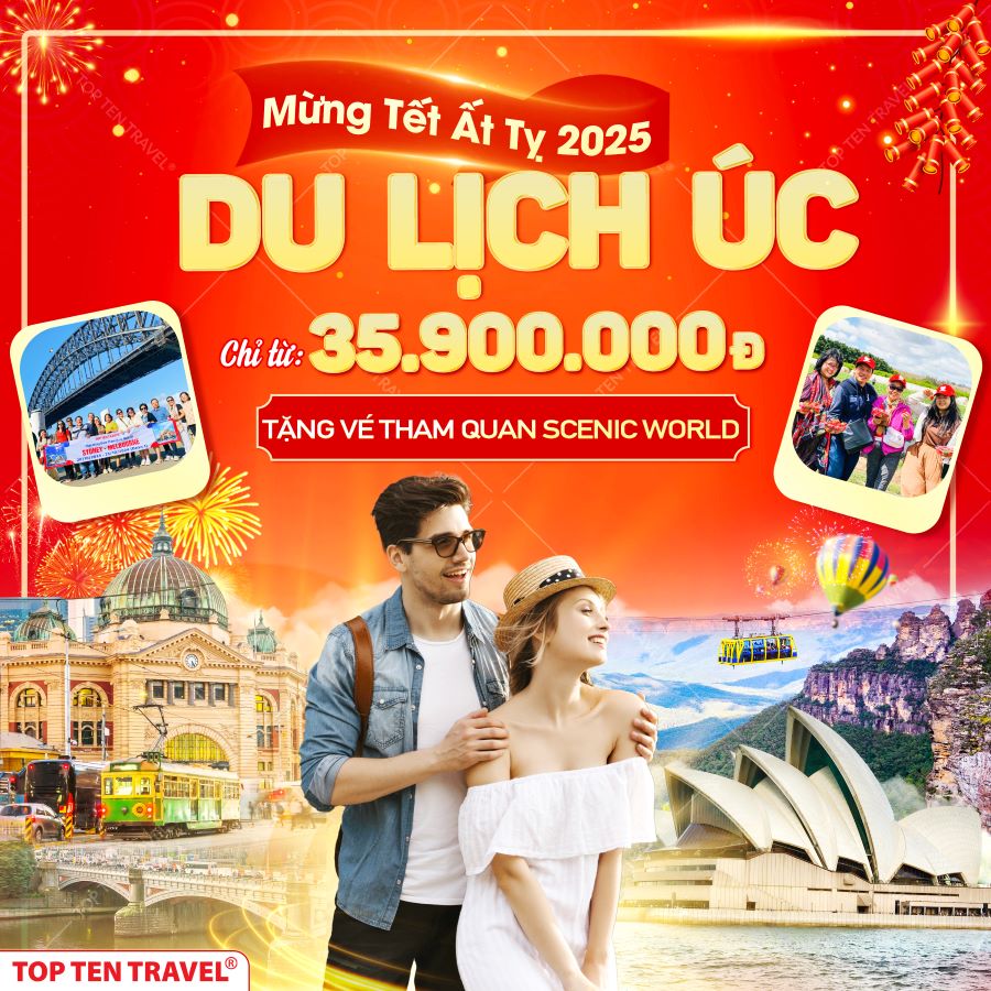 Tour Du lịch Úc Tết 2025: Mono Sydney | 5N4D