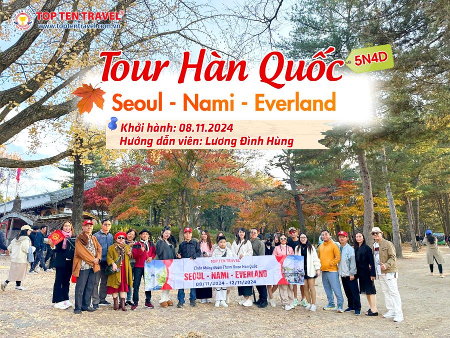 Tour Hàn Quốc ngắm tuyết: Seoul - Nami - Everland 5N4D