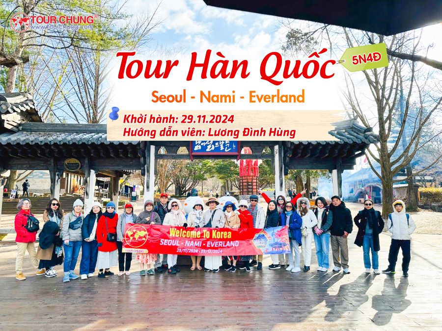 Tour Hàn Quốc ngắm tuyết: Seoul - Nami - Everland 5N4D