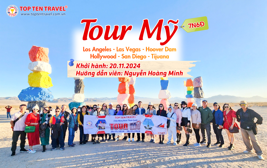 Tour Du Lịch Bờ Tây Nước Mỹ 7N6D