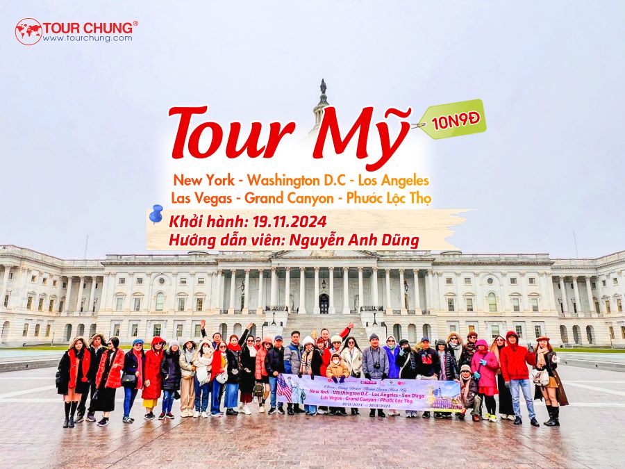 Tour Du Lịch Bờ Tây Nước Mỹ 7N6D