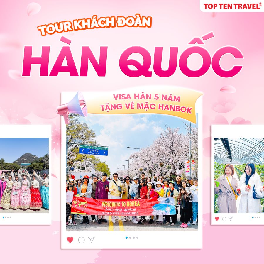 Tour Khách Đoàn Hàn Quốc