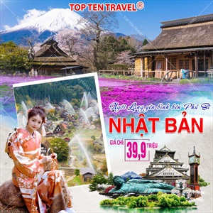 Tour Nhật Bản Ngắm Hoa Anh Đào: Tokyo - Fuji - Nagoya - Kyoto - Osaka