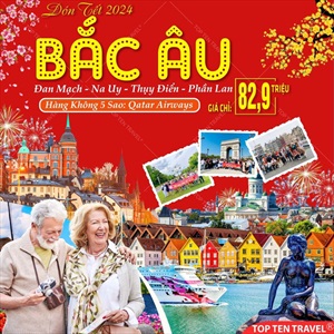 Tour du lịch Bắc Âu Tết: Đan Mạch - Na Uy - Thụy Điển - Phần Lan | 10N9D