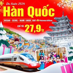 Du Lịch Hàn Quốc Tết 2025: Busan - Seoul - Trượt Tuyết - 6N5D