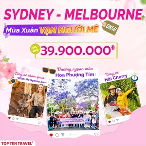 Tour du lịch Úc: Sydney - Melbourne 6 Ngày 5 Đêm