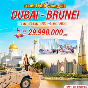 Tour du lịch Dubai – Abu Dhabi – Brunei 2024 | 6N5D