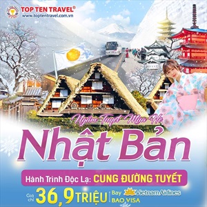 Tour Nhật Bản Cung Đường Tuyết: Tateyama - Shirakawago - Tokyo 6N5D