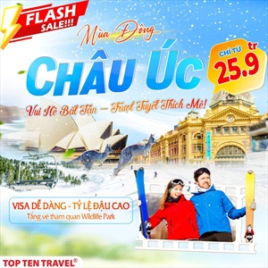 Tour Du Lịch Úc Mùa Đông Bay Thẳng: Sydney - Blue Mountain 5N4D