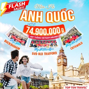 Tour Anh Quốc 2024: LonDon - Manchester - Scotland - Oxford