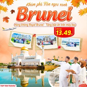 Tour Du Lịch Brunei: Hòn Ngọc Xanh Đông Nam Á | 4N3D