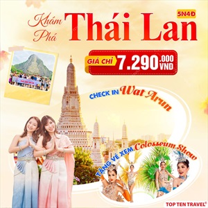 Tour Du Lịch Thái Lan: Bangkok - Pattaya | 5N4D