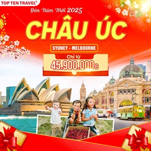 Tour Du Lịch Úc Tết 2025: Sydney - Melbourne 6N5D