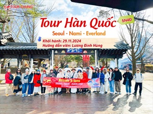 Tour Hàn Quốc ngắm tuyết: Seoul - Nami - Everland 5N4D