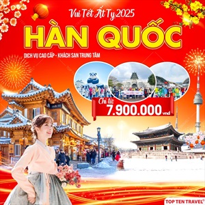 Tour Hàn Quốc Tết 2025: Seoul - Nami - Everland 