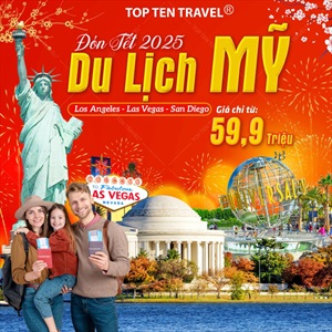 Tour Du Lịch Mỹ Bờ Tây Tết 2025