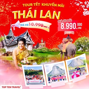 Tour Thái Lan Tết 2025: Bangkok - Pattaya - Wat Arun | 5N4D